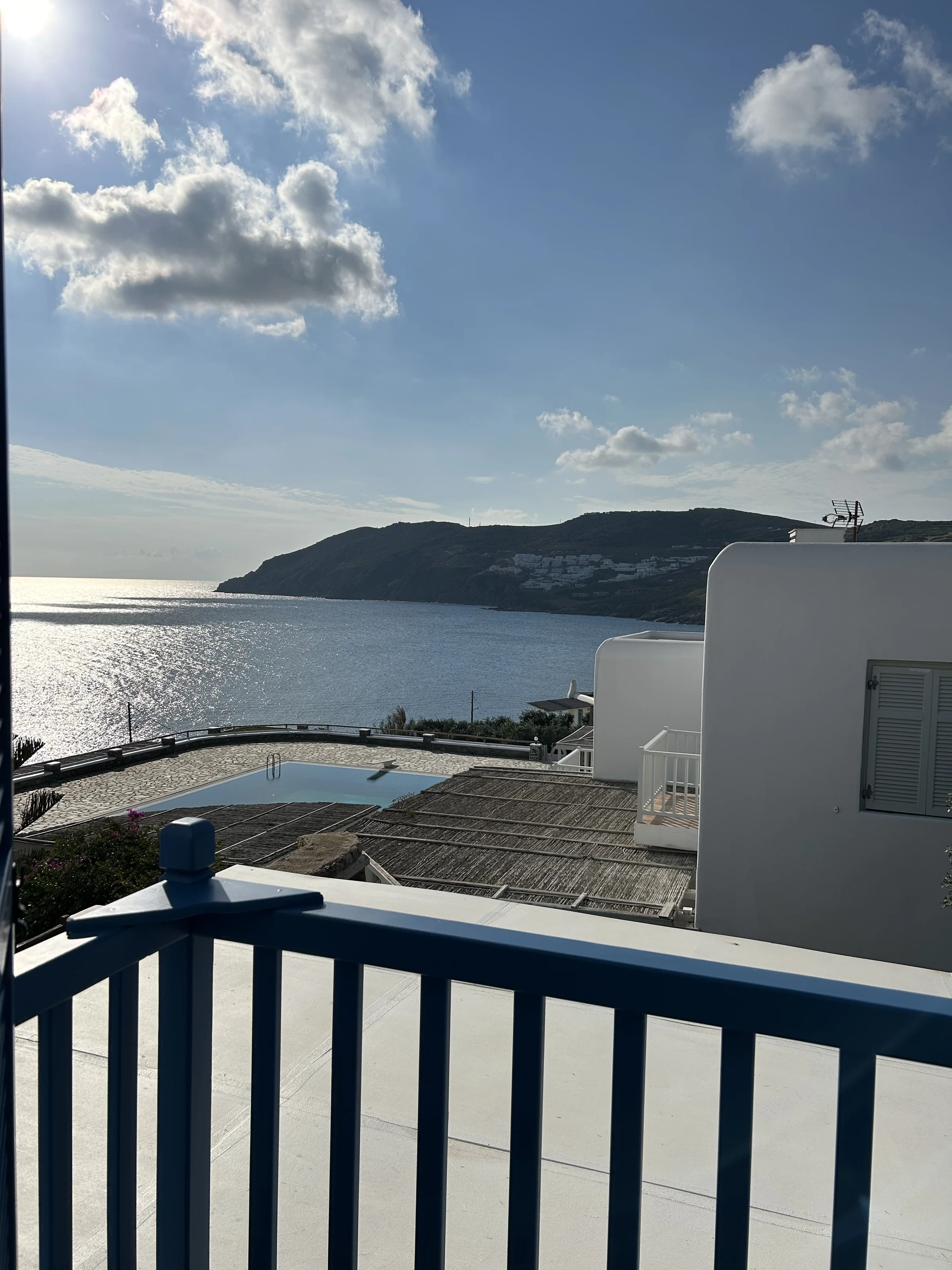 Panoramic sea view from the residence